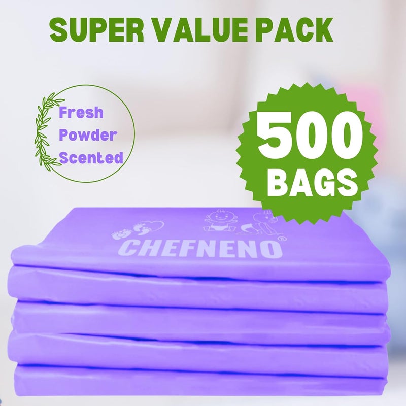 CHEFNENO Disposable Waste Disposal Bags - 500 Count - Image 3